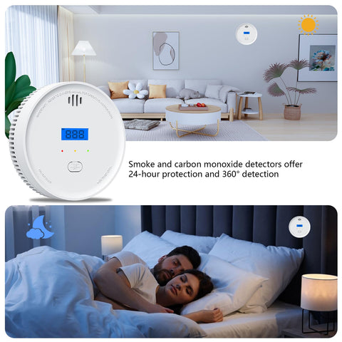 FEODSEW 85dB alarm provides loud, clear notification