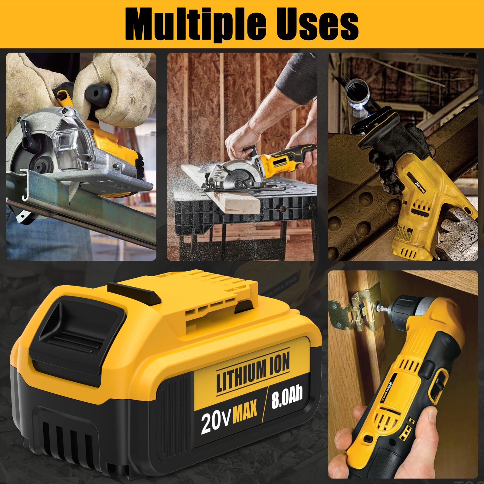 FEOTDN batteries power cordless tools on DIY and professional jobs.