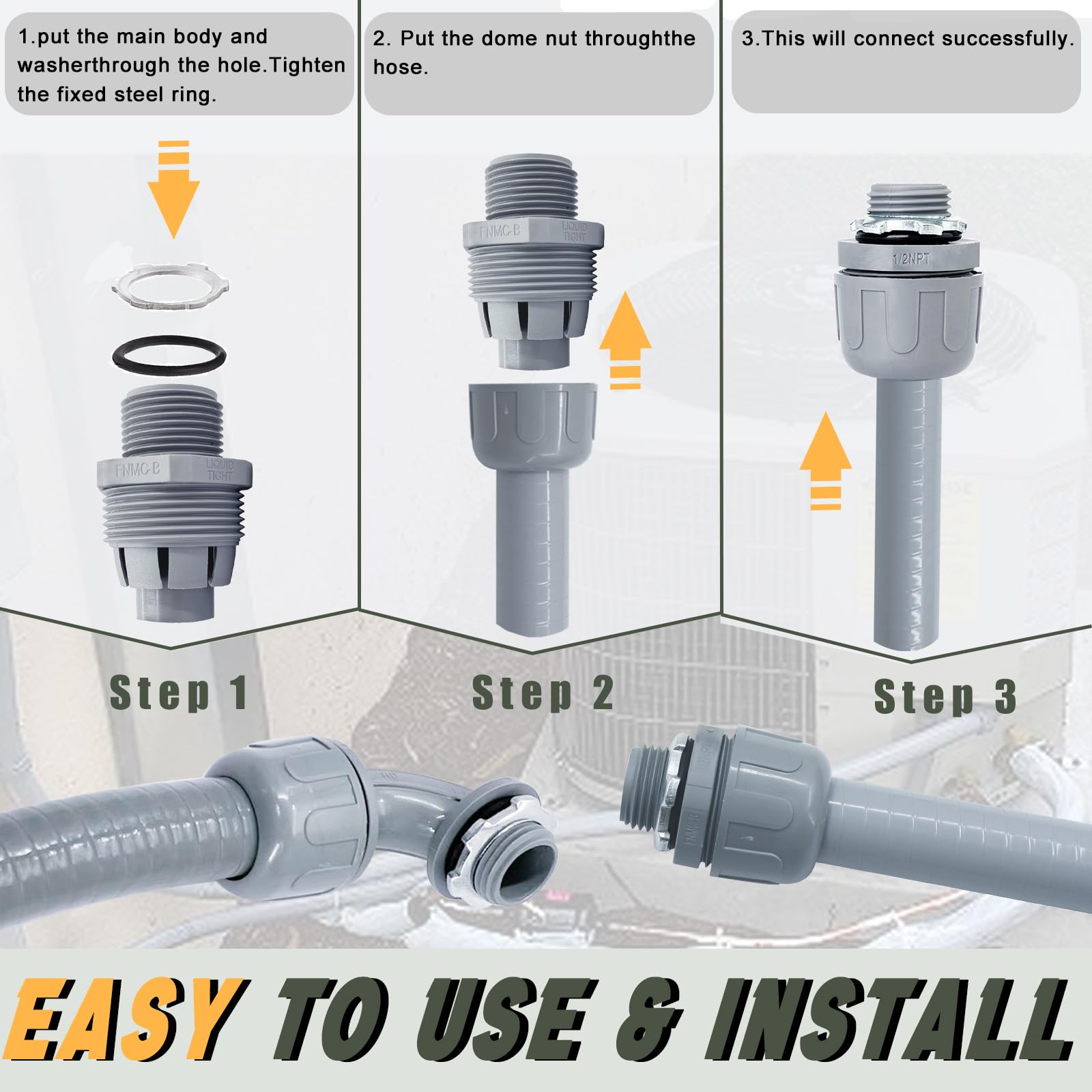 Feotech conduit lightweight design reduces fatigue during setup
