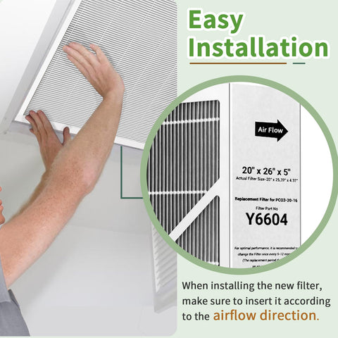 Long-lasting filtration supports low-maintenance air care.