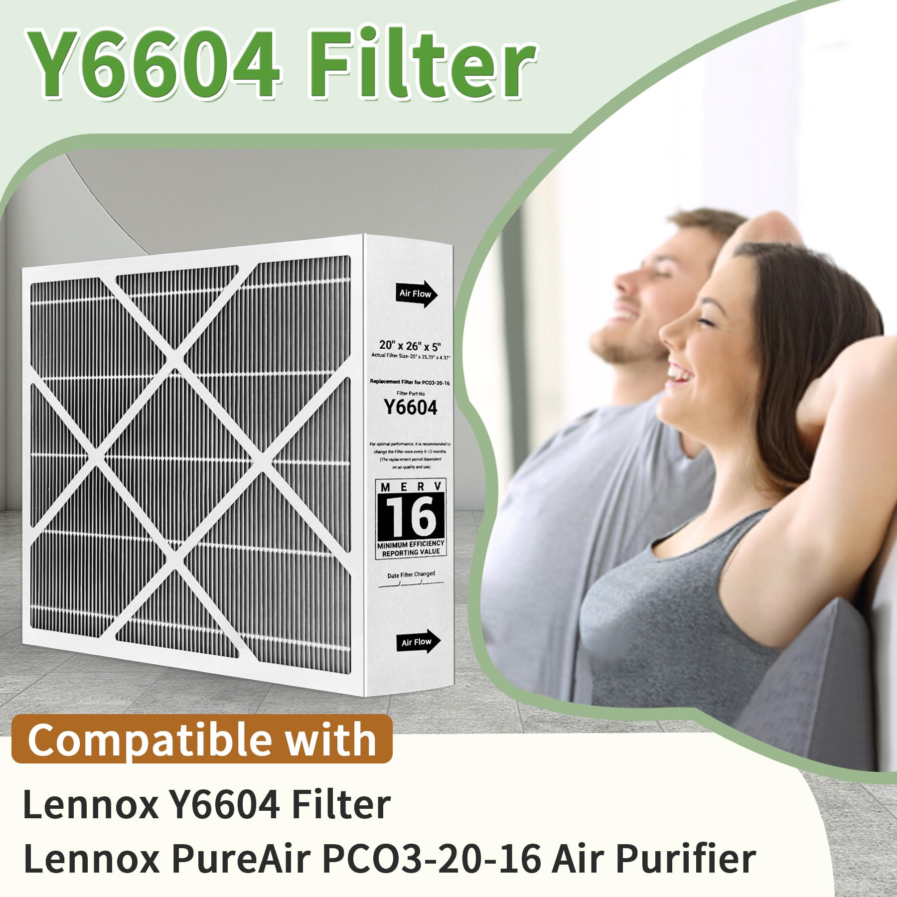 Feraiti Y6604 two-pack packaging for convenient replacement.
