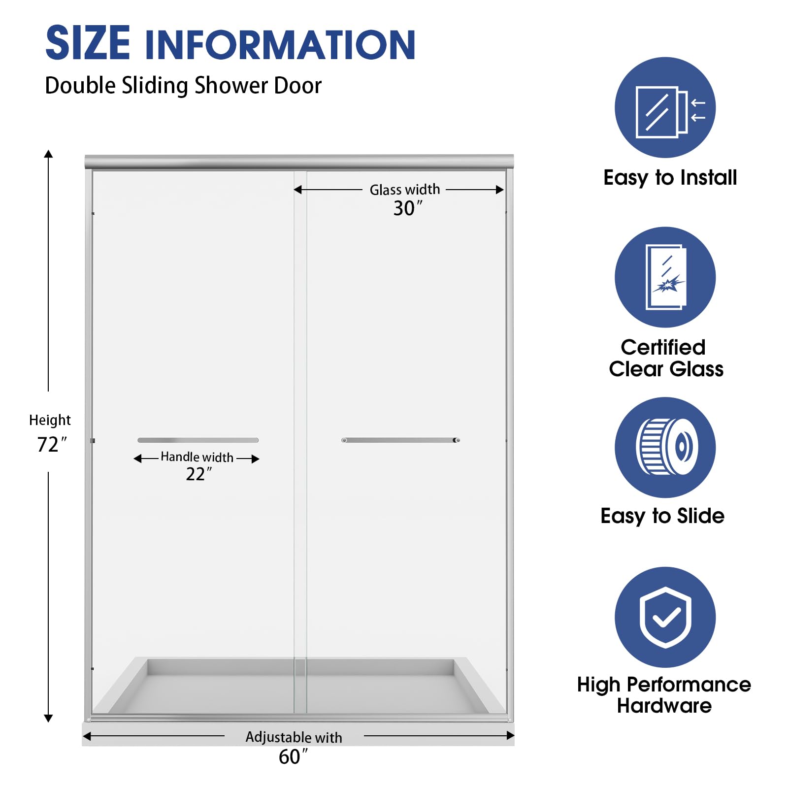 FERNSECY 1/4-inch tempered glass delivers exceptional clarity and everyday safety.