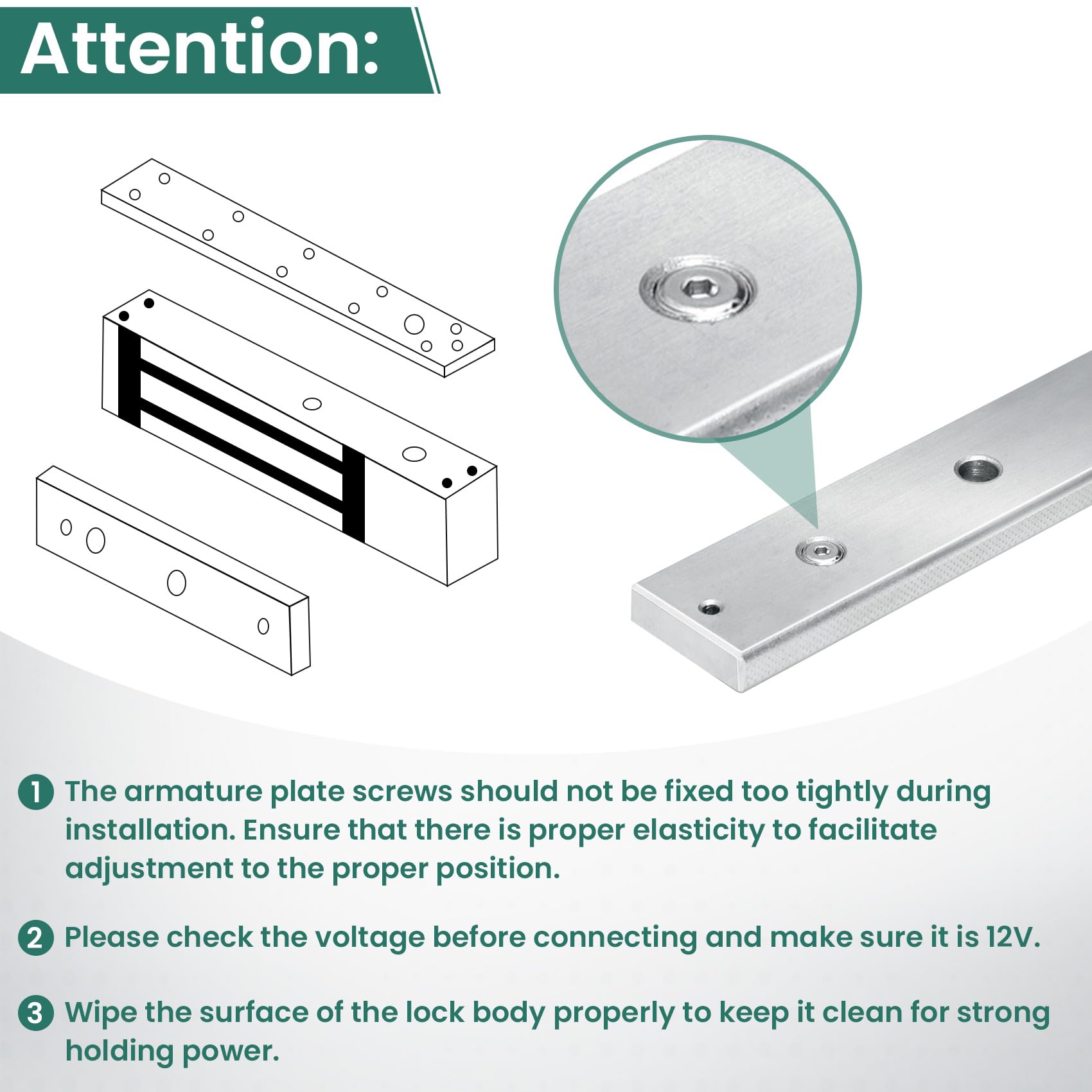 FERUERW 600lbs lock with reverse current protection supports safer operation.