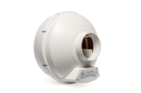 Festa AMG Maverick Radon Fan 4x3 couplers simplify 3-inch duct connections.