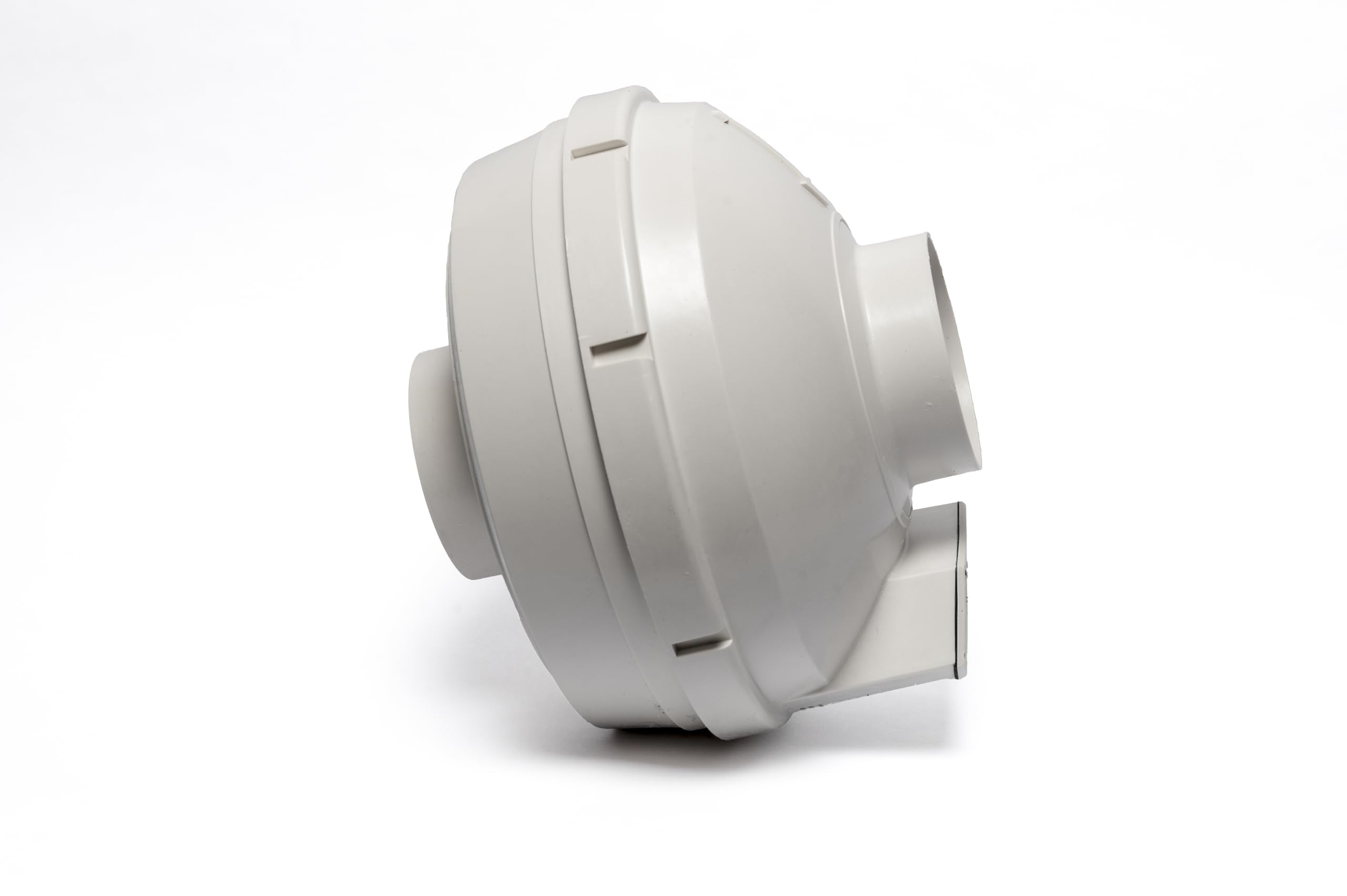 Festa AMG Maverick Radon Fan inline duct connections for 4-inch tubing