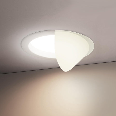 Festerekey glare-blocker-diffuser-white reduces harsh light while preserving room brightness.