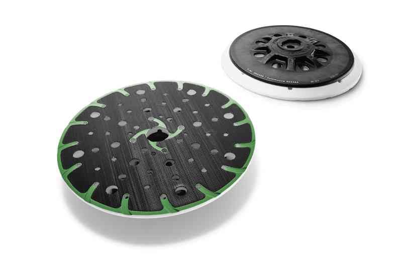 Festool pad supports reuse of partially used sheets for efficiency.