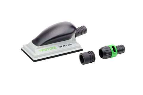Festool 496962 showing dust-extraction hose adapter for cleaner sanding