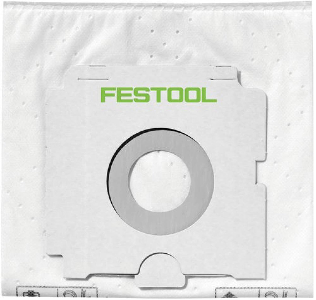 Festool CT SYS filter bag 5-pack designed for durable dust containment.