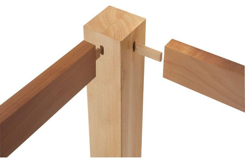 Flat, elongated design prevents rotation for reliable glue joints.