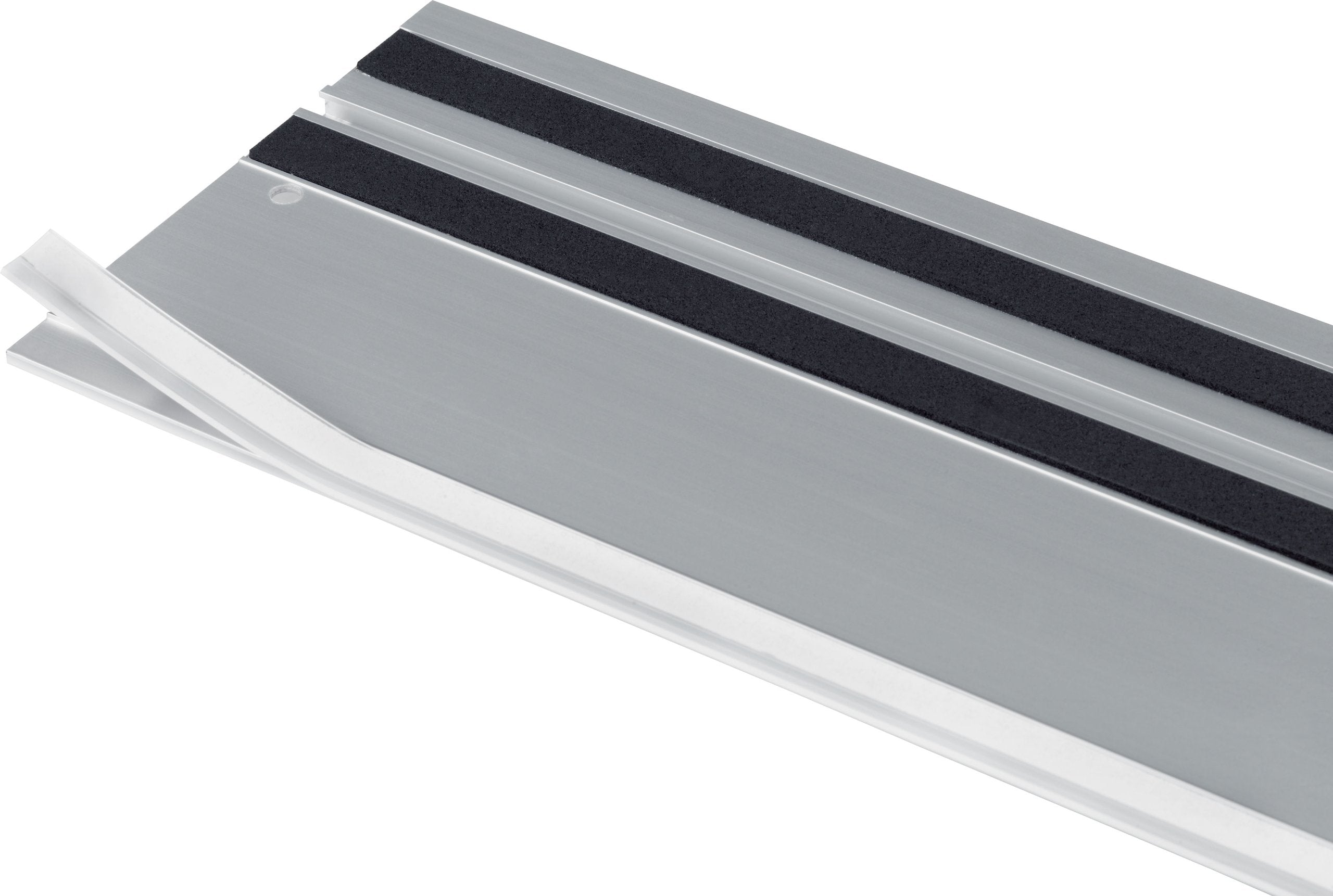 Festool FS-SP 5000 197in clear splinterguard enhances cut-line visibility