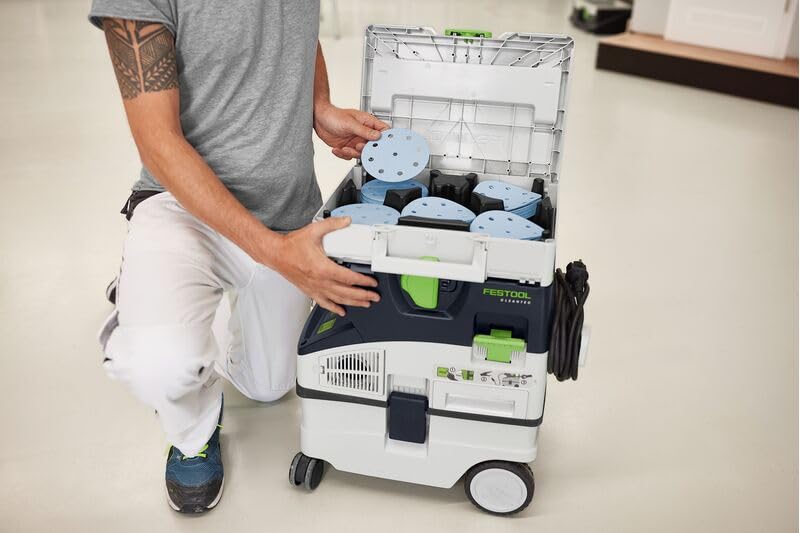 Festool Garnet D125 P120 disc for fine finishing.