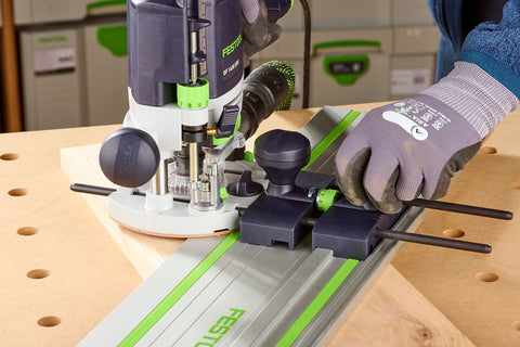 Festool guide stop made in Germany for reliable engineering.