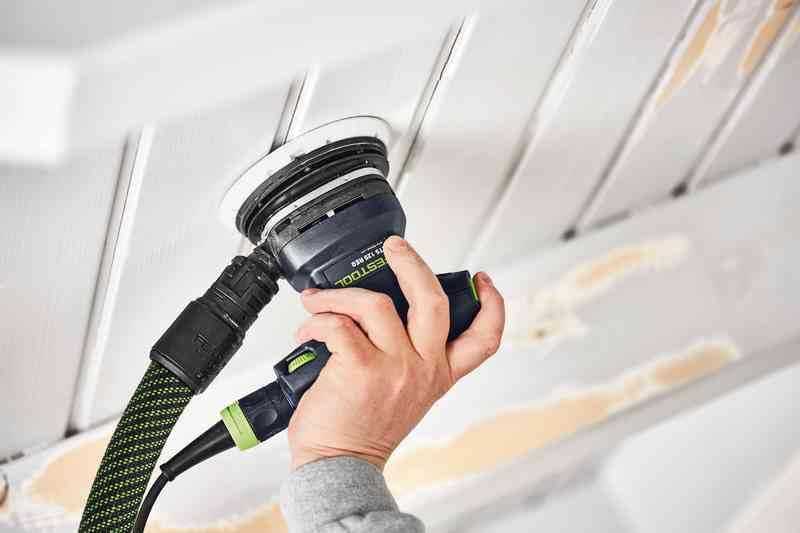 Festool Jetstream dust removal improves air quality and finish consistency during sanding.