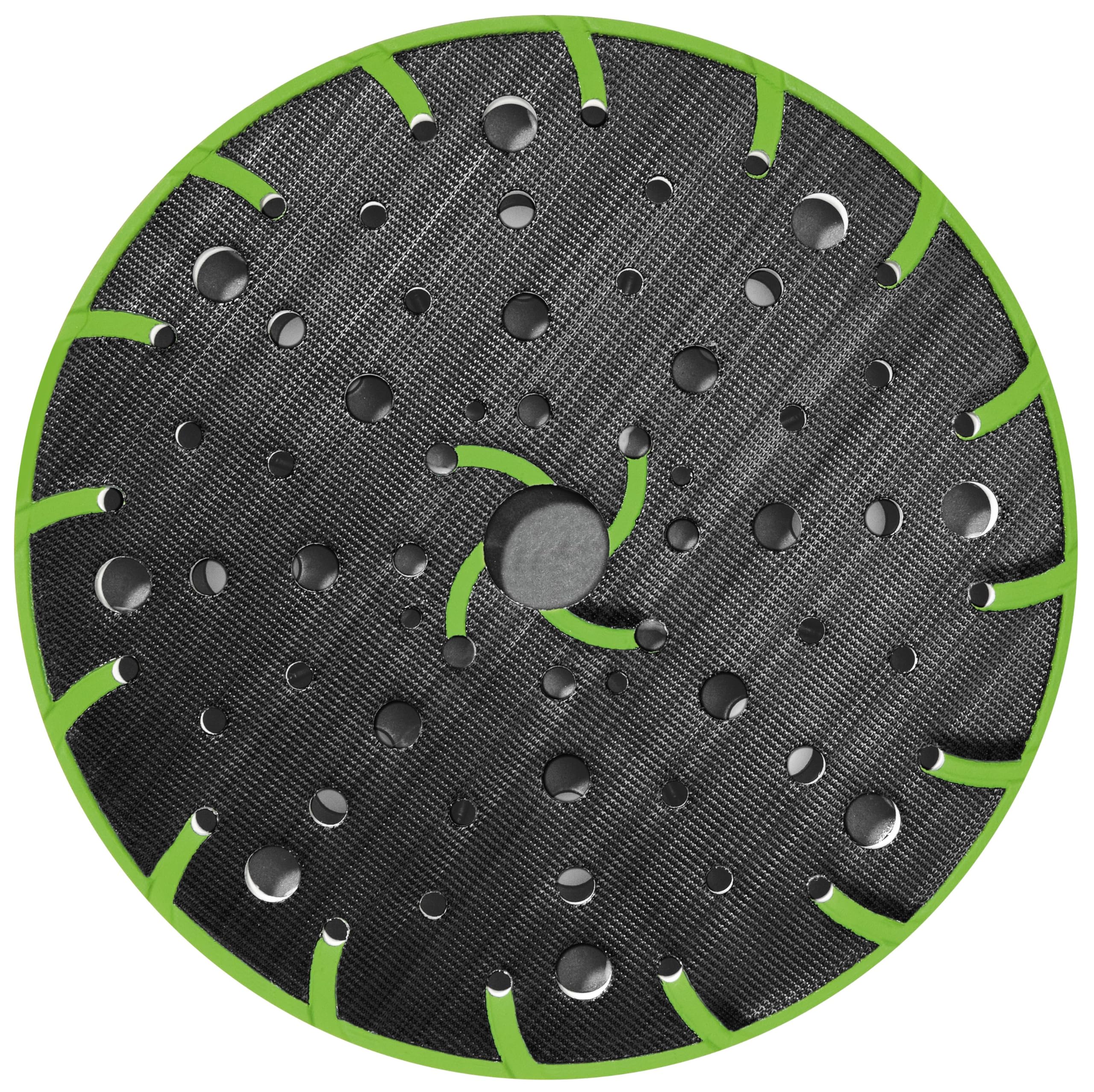 Festool RO 150 FEQ sanding pad: front view showing broad contact area for heavy-duty sanding