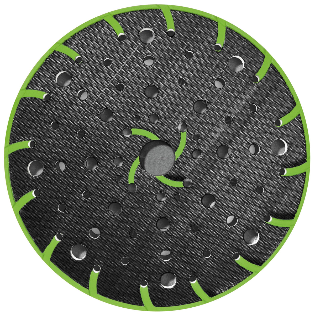 Festool RO 150 FEQ sanding pad: front view showing broad contact area for heavy-duty sanding