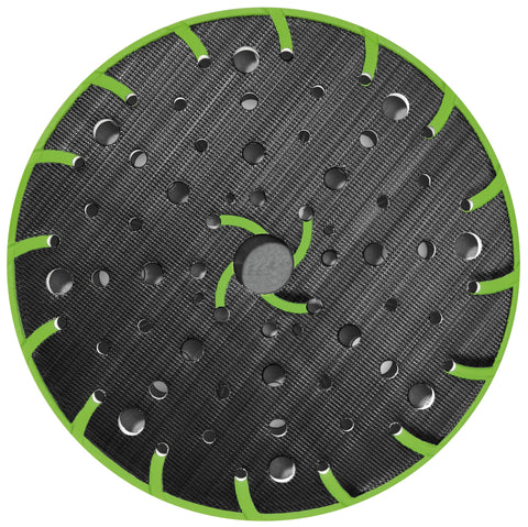 Festool RO 150 FEQ sanding pad: front view showing broad contact area for heavy-duty sanding