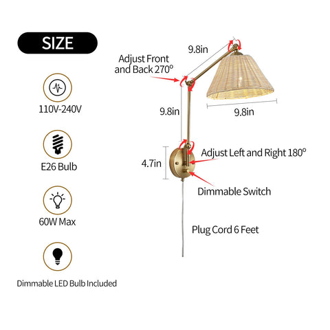 Fetason copper-plated iron body provides sturdy support with elegant detail.
