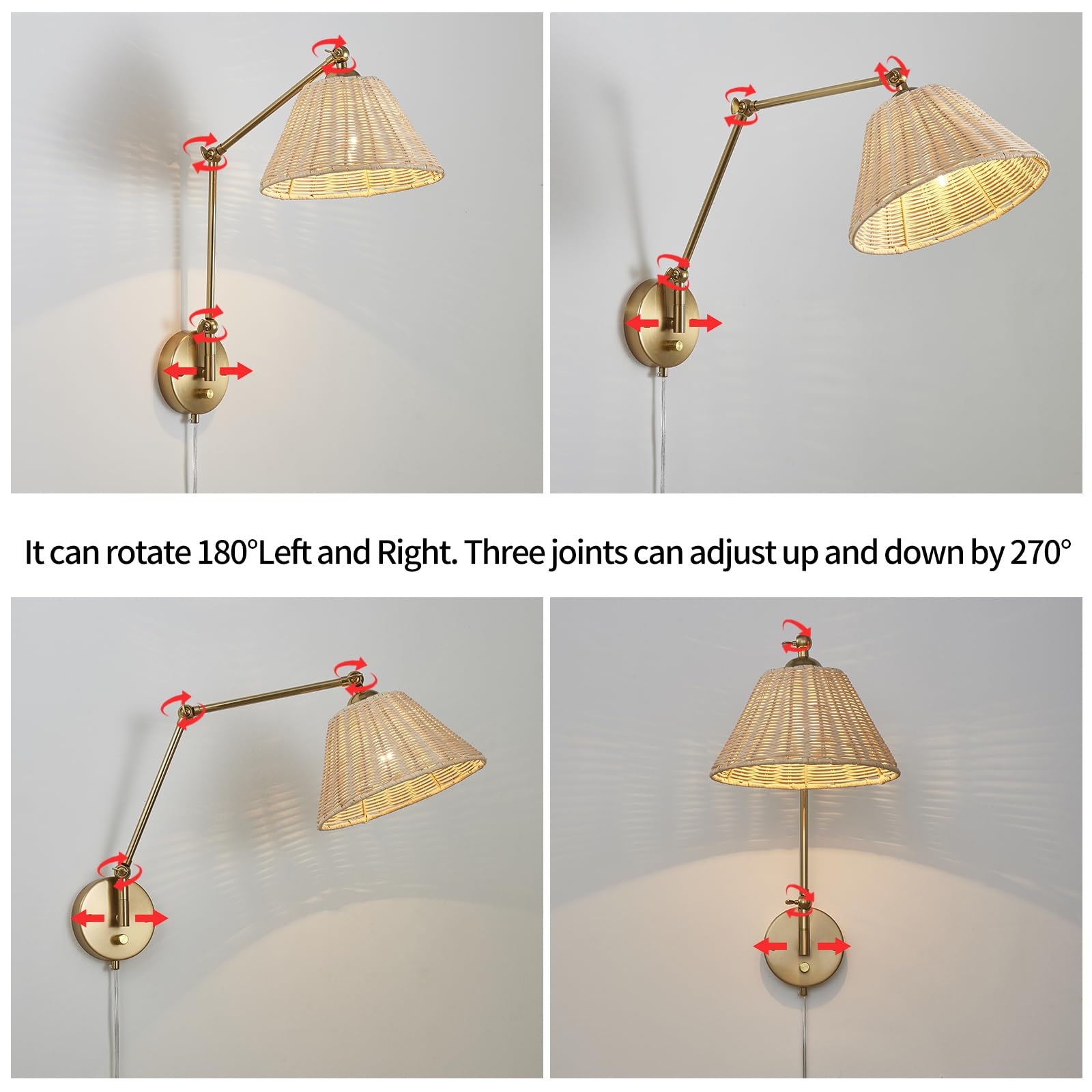 Fetason includes two dimmable LED bulbs for immediate, energy-efficient illumination.