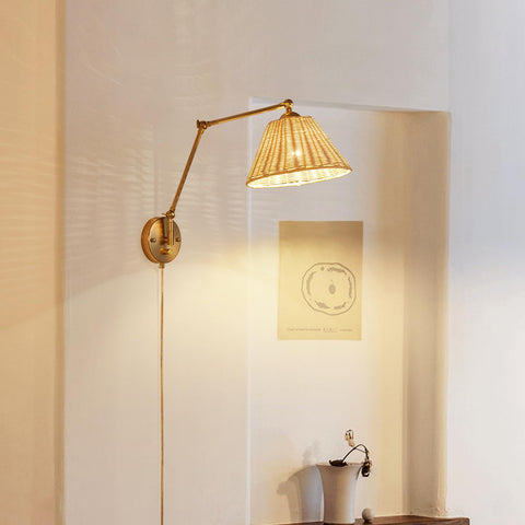 Fetason swing-arm lamp demonstrating versatile angle for reading or tasks.