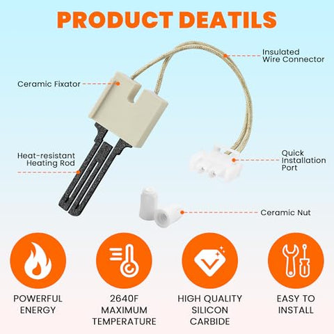 Fetechmate 62-22868-93 packaging protecting the hot surface ignitor during shipping