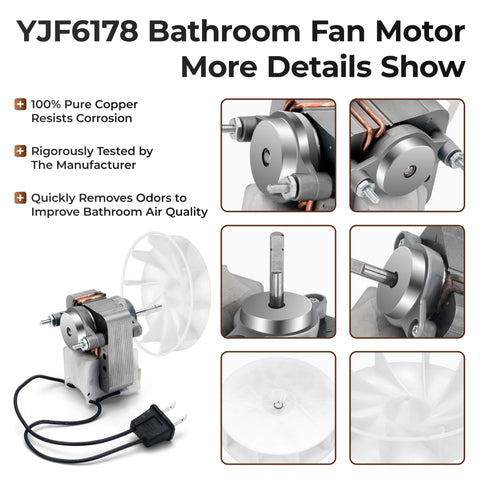 Fetechmate BP28 compatible replacement vent motor for durable operation