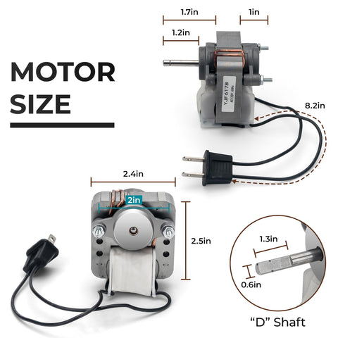 Fetechmate premium bathroom motor with copper windings for reliability