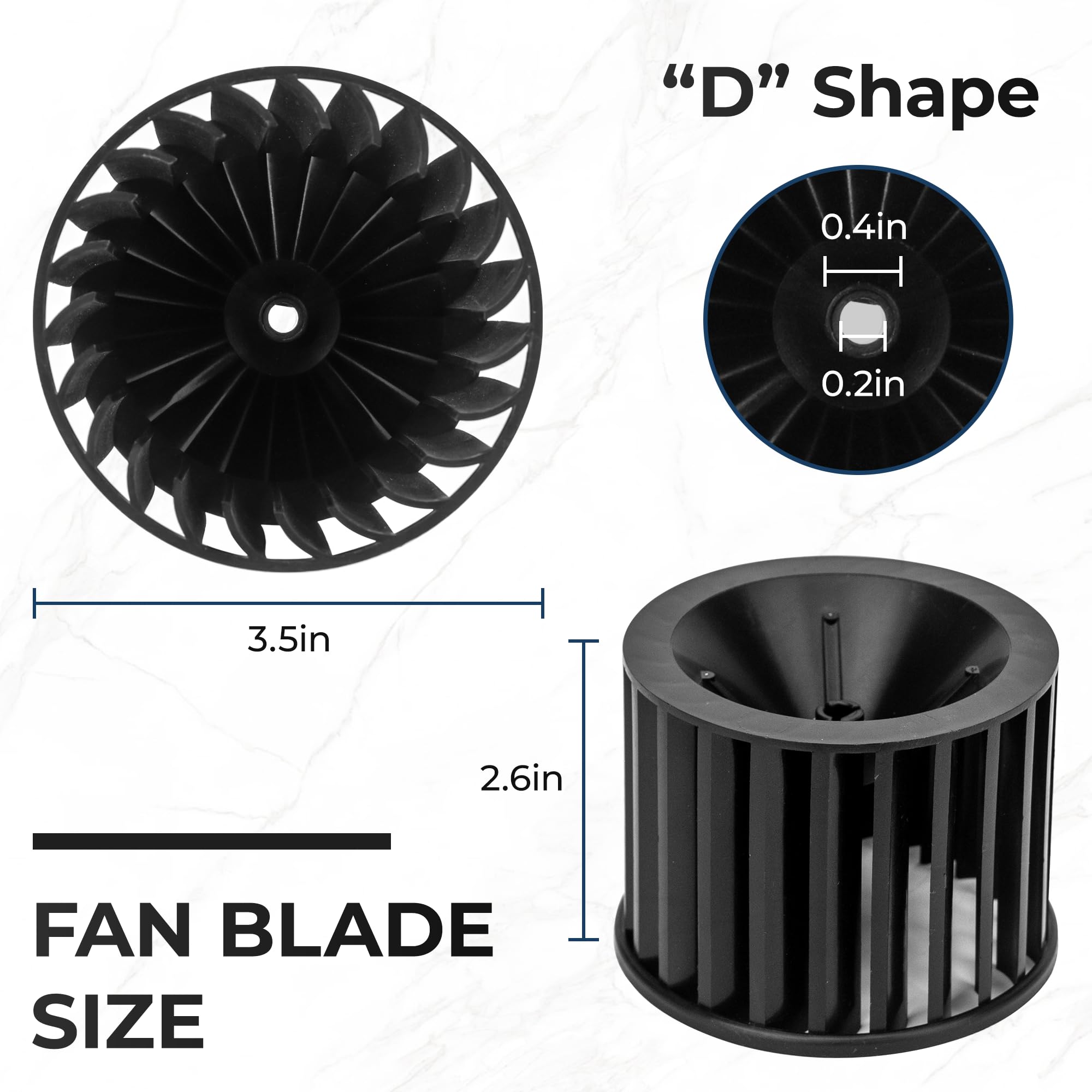 Durable construction of the S97009796 motor supports long service life in busy bathrooms.