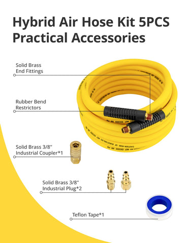 FETIONS Brass 1/4 inch male fittings highlight secure quick-connect connections.