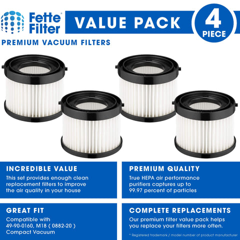 Fette Filter replacement for 49-90-0160/1951 improves air quality.