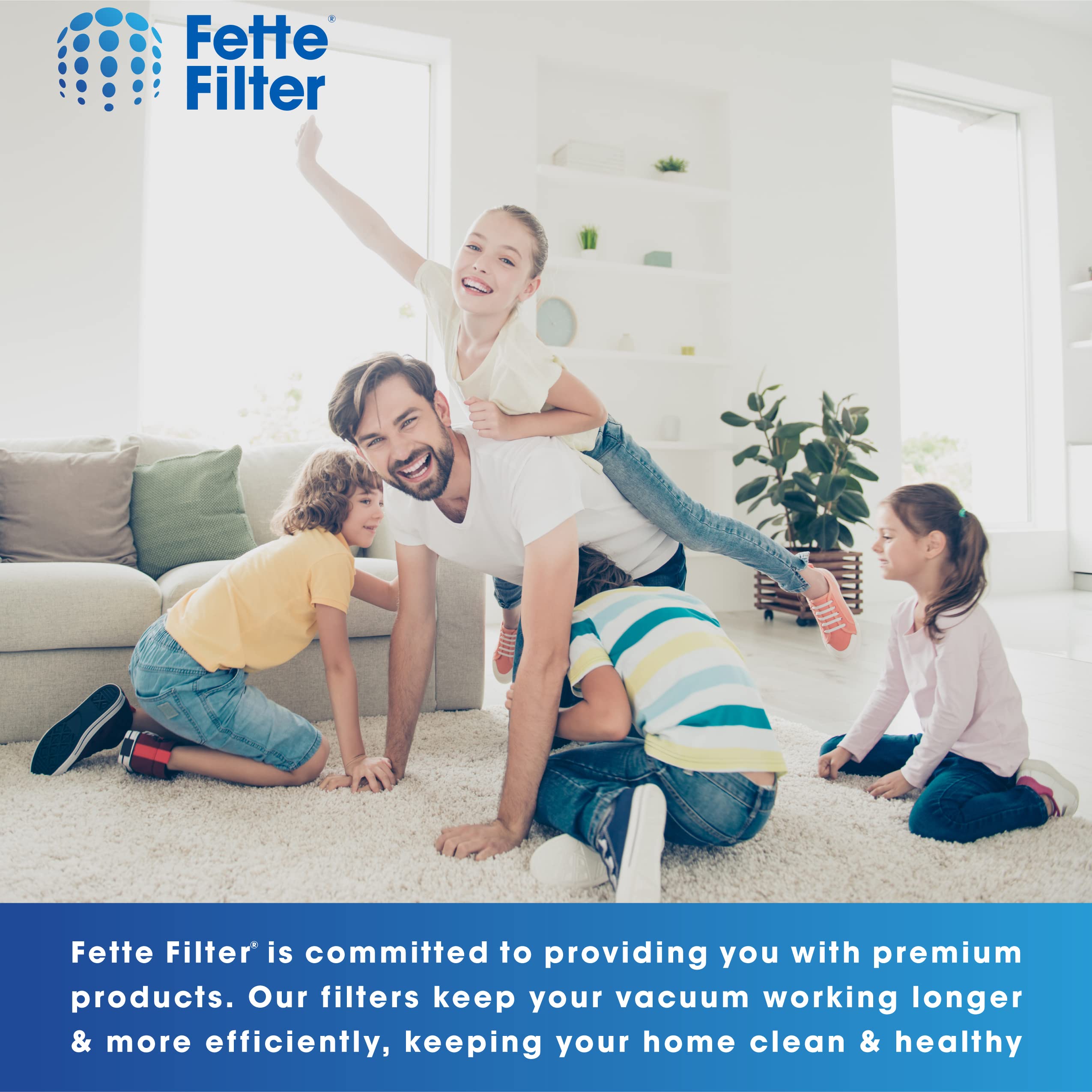 Fette Filter durable materials for frequent workshop and home vacuuming.