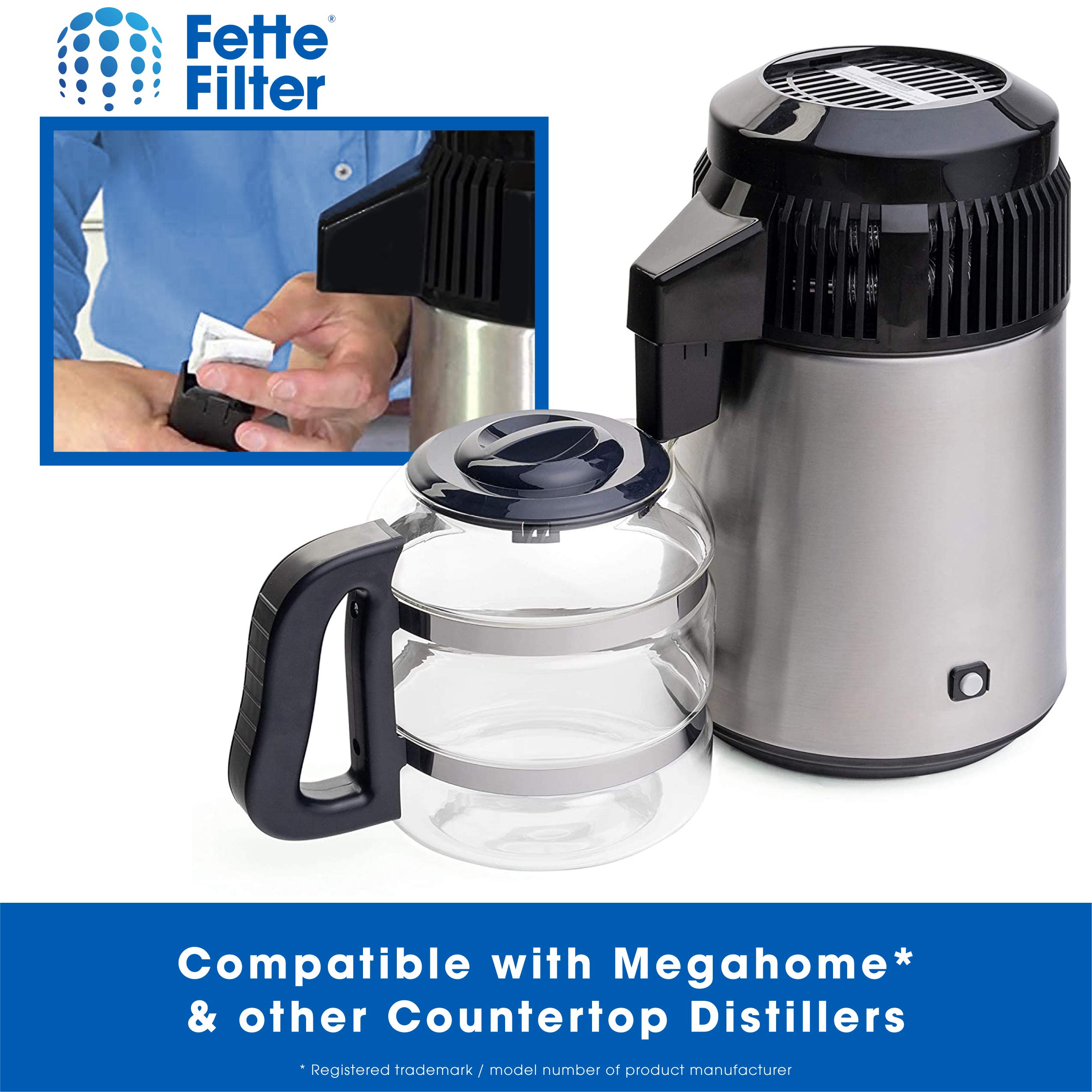 Fette Filter Megahome compatibility fits Megahome countertop distillers