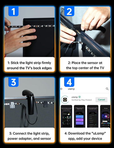 FFJ monitor-friendly backlight for PC setups