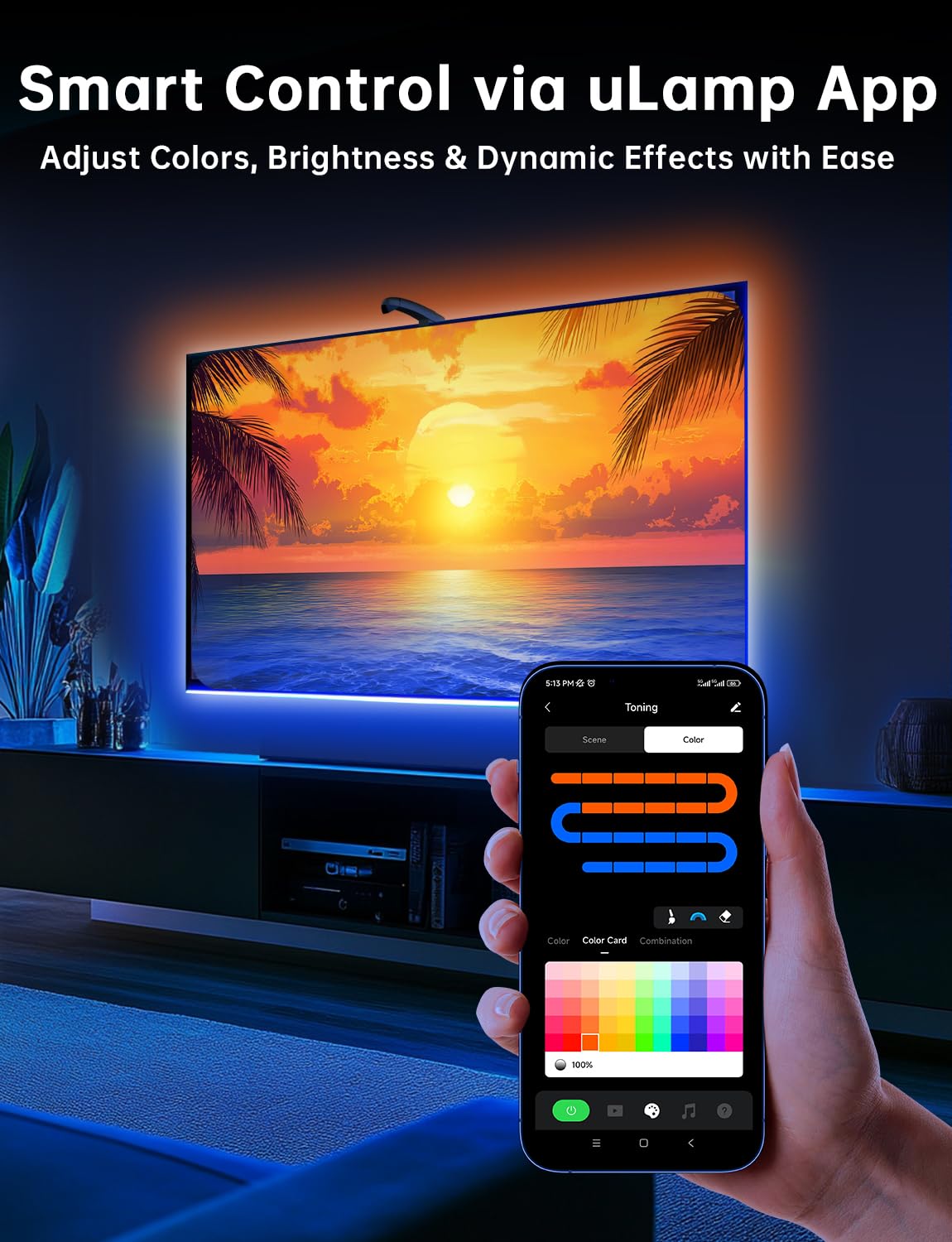 FFJ 24 dynamic scenes for versatile home theater ambiance