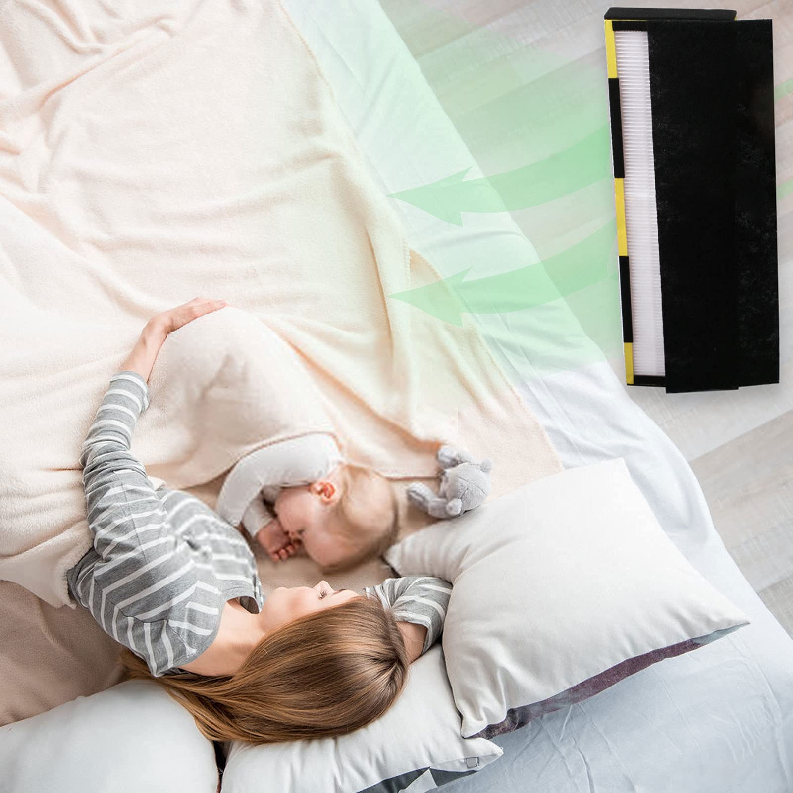 FFsign compact packaging keeps spare filters organized for home use.