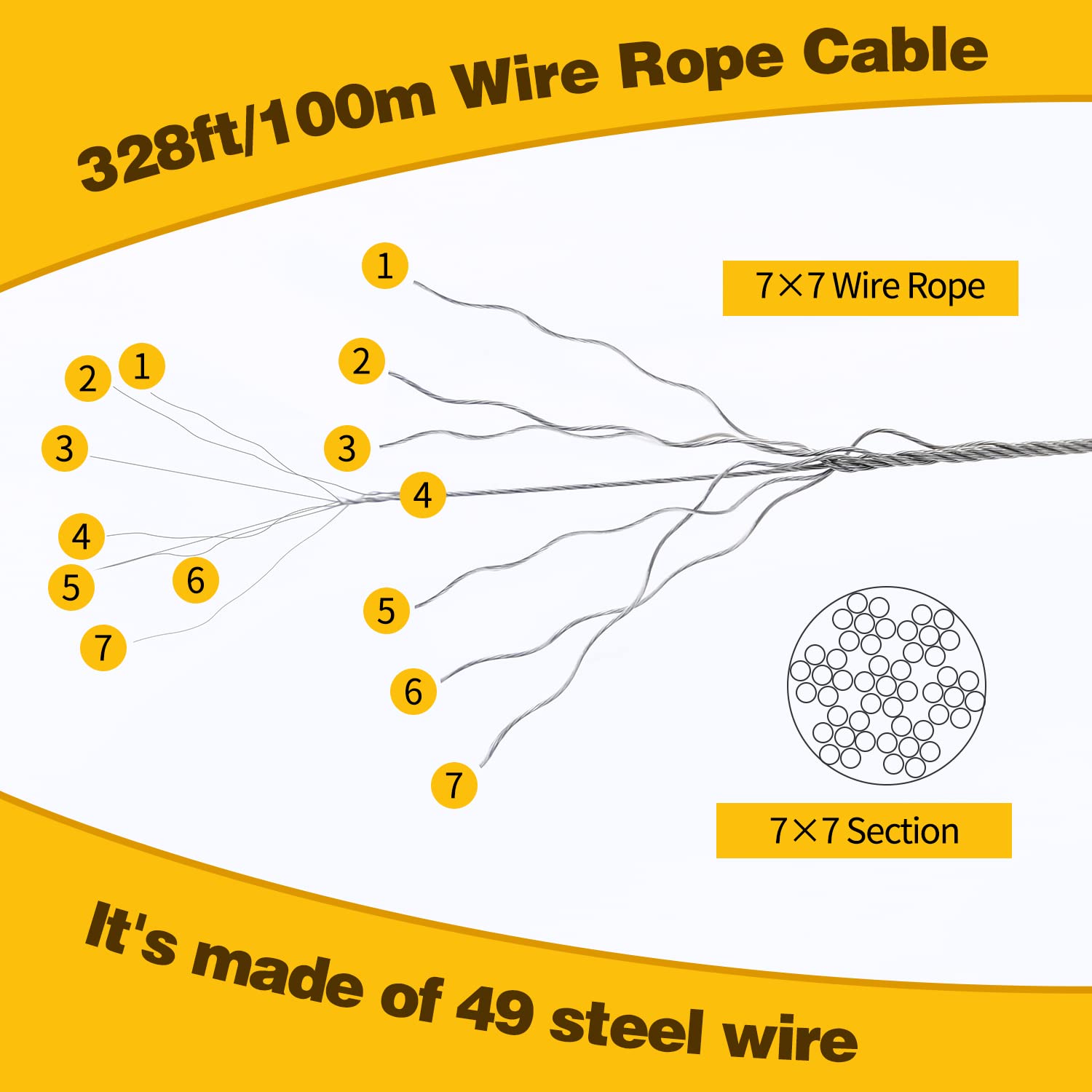 FGBNM aluminum crimping sleeves prevent rope crush at terminations