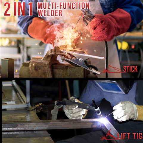 FGRSRZ 110V portable welder back view shows compact, easy-to-store design.