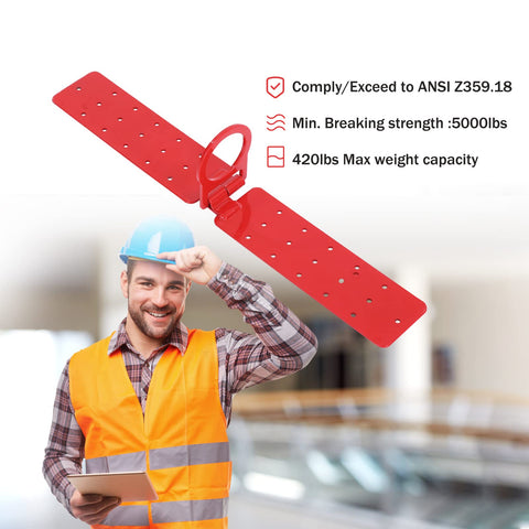 FHFallArrest ANSI/OSHA-compliant anchor aligns with safety standards.