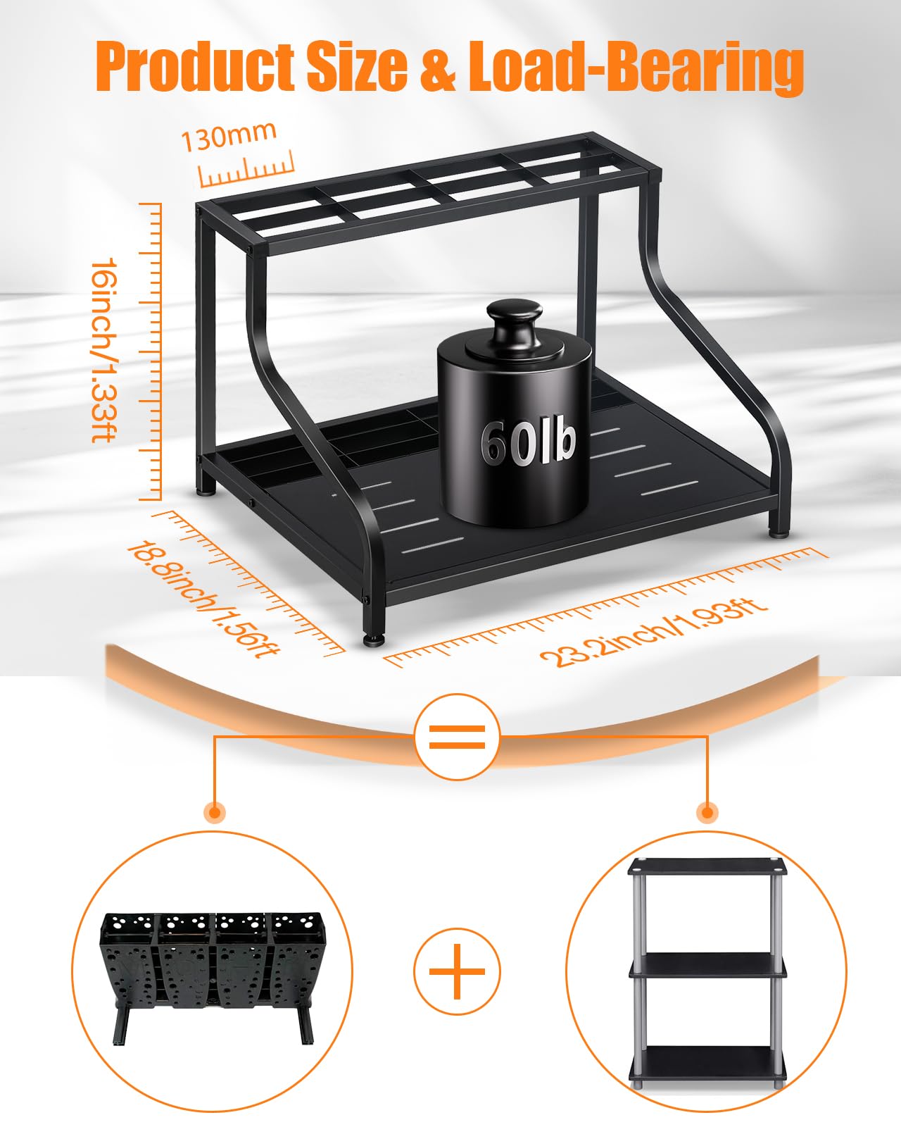 FHXZH ski storage rack powder-coated steel body resists rust and chipping.