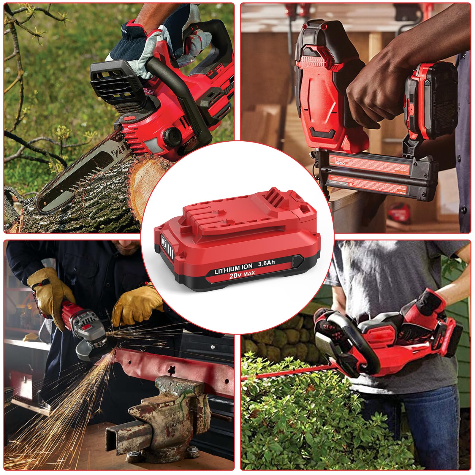 Fhybat two-battery and charger bundle for Craftsman 20V use
