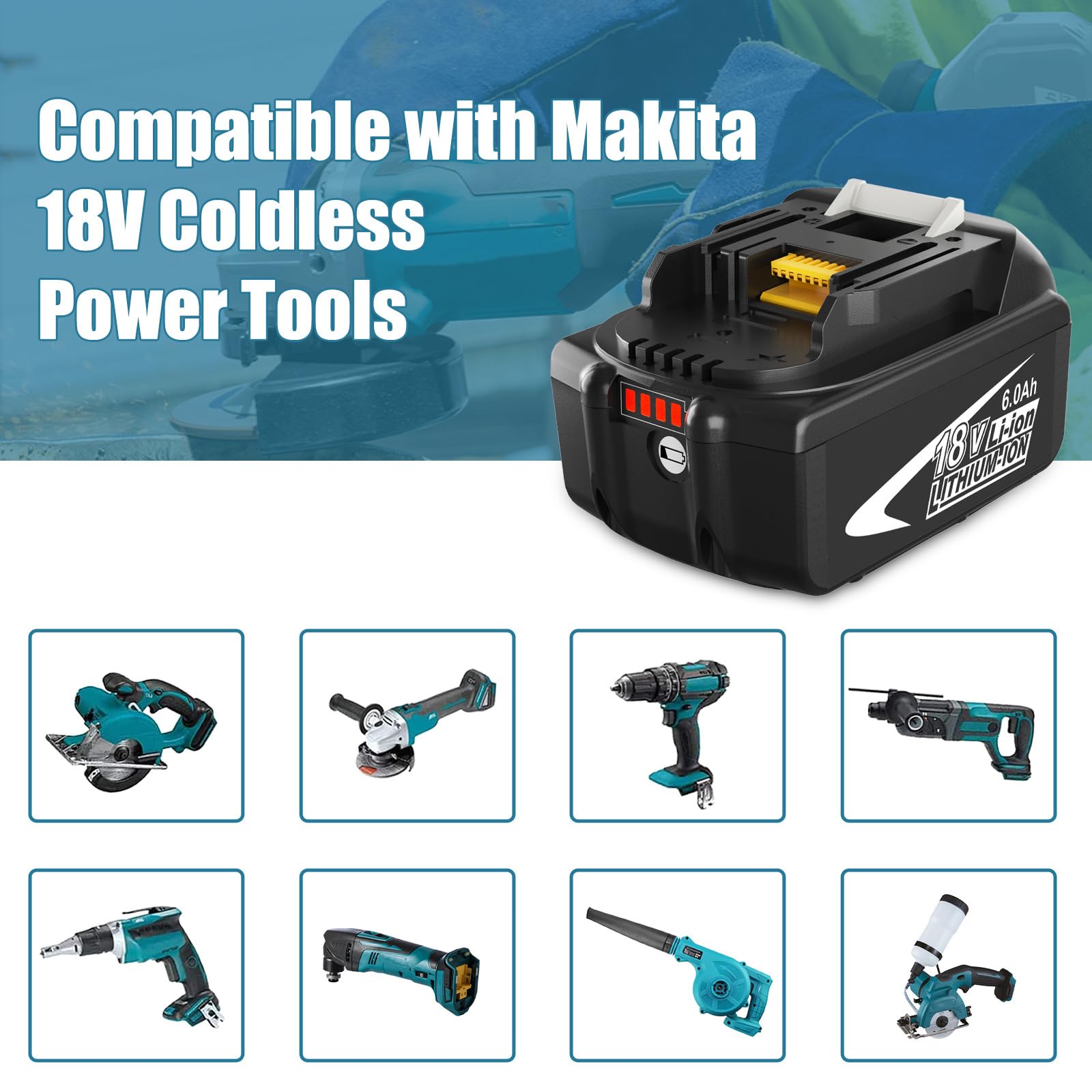 Fhybat compatibility with Makita 18V LXT system for versatile tool use