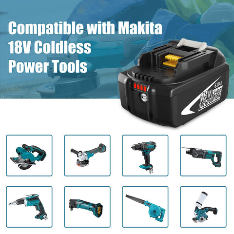 Fhybat compatibility with Makita 18V LXT system for versatile tool use