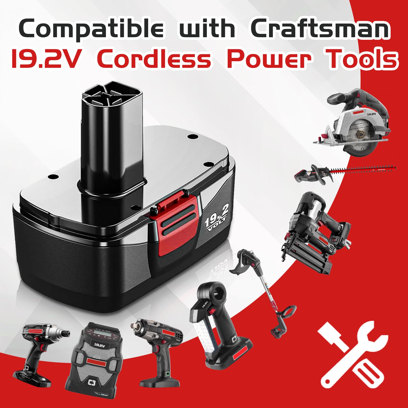 Fhybat Diehard C3 compatible with Craftsman 315 series for easy replacement.