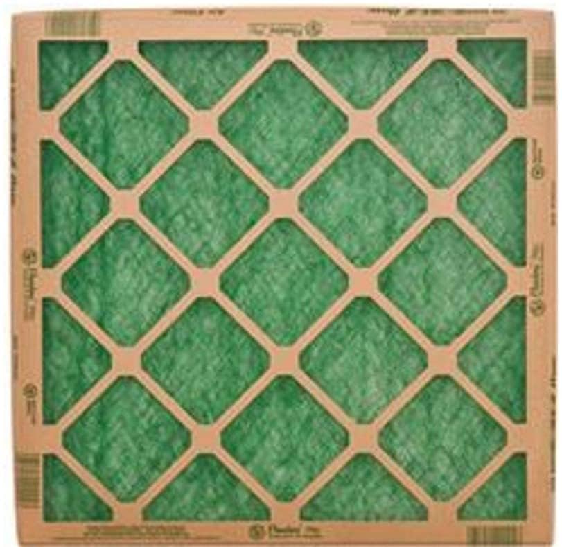 Fiberglass air filter 20x20x1 pack shot highlights value and easy replacement