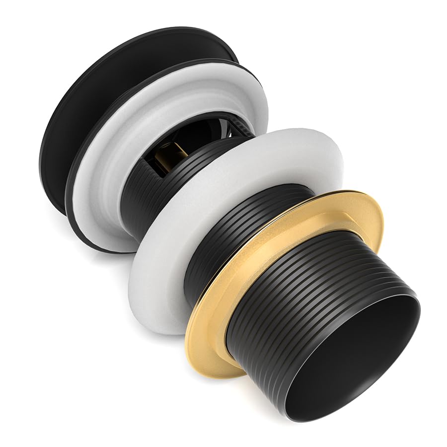 Fibetter luxury matte-black tub accessory enhances modern bathroom aesthetics.