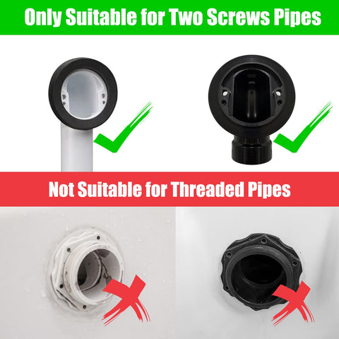 Fibetter overflow cover side view with sleek profile for standard tubs
