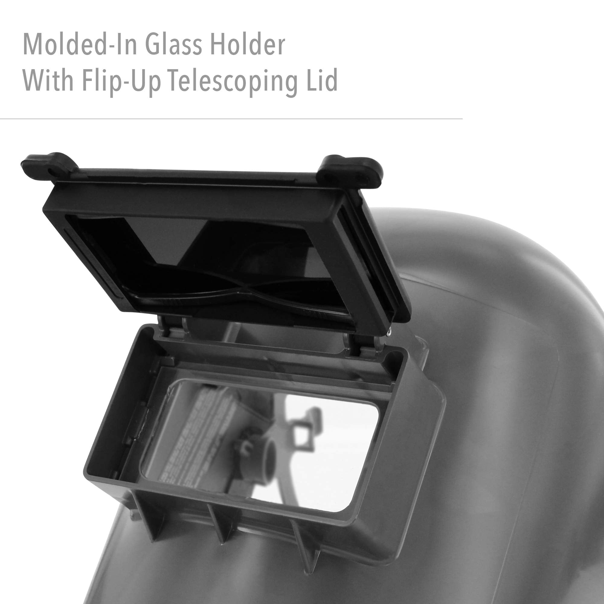 Fibre-Metal Tigerhood Classic interior accommodates glasses and respirators.