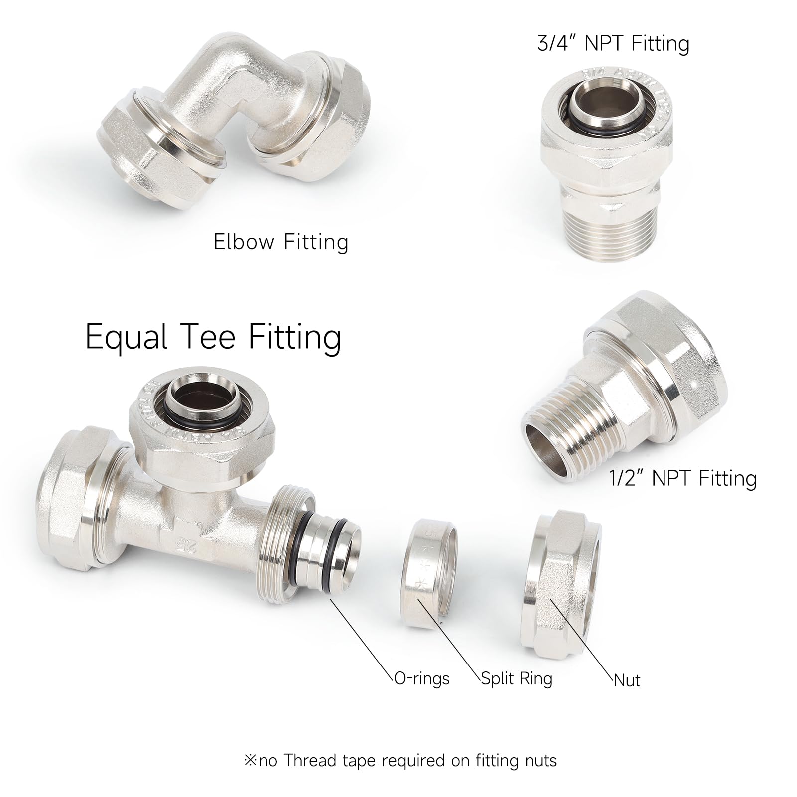 Drain valve bottom connection on Fideursus system for maintenance access