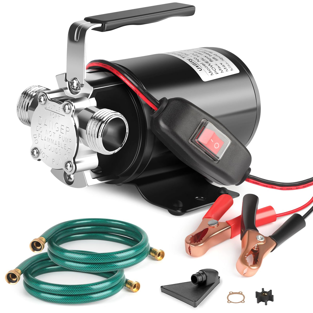 FIDISP 12V water pump in use for quick water transfer