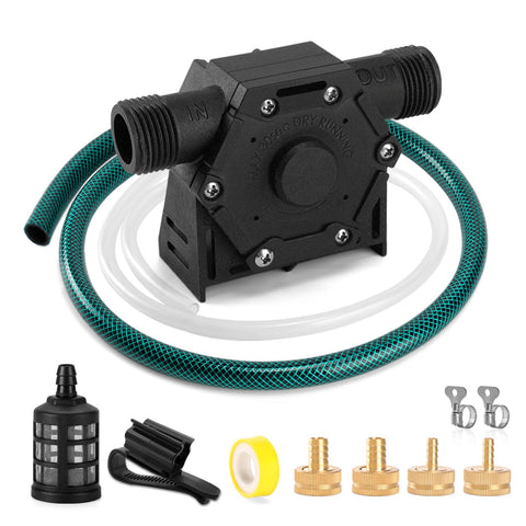 FIDISP drill pump 750 GPH ready for quick water transfer in gardens and rain barrels